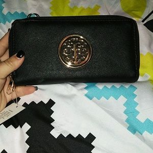 Cute black and gold wallet